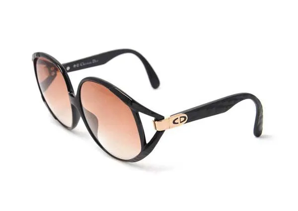1980s Christian Dior Black Logo RX Frames Germany