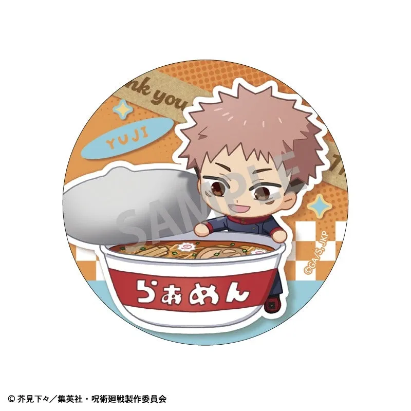 (1BOX=8)(Goods - Badge) Jujutsu Kaisen Trading Button Badge/Narabete Party {animate Bonus: Badge}