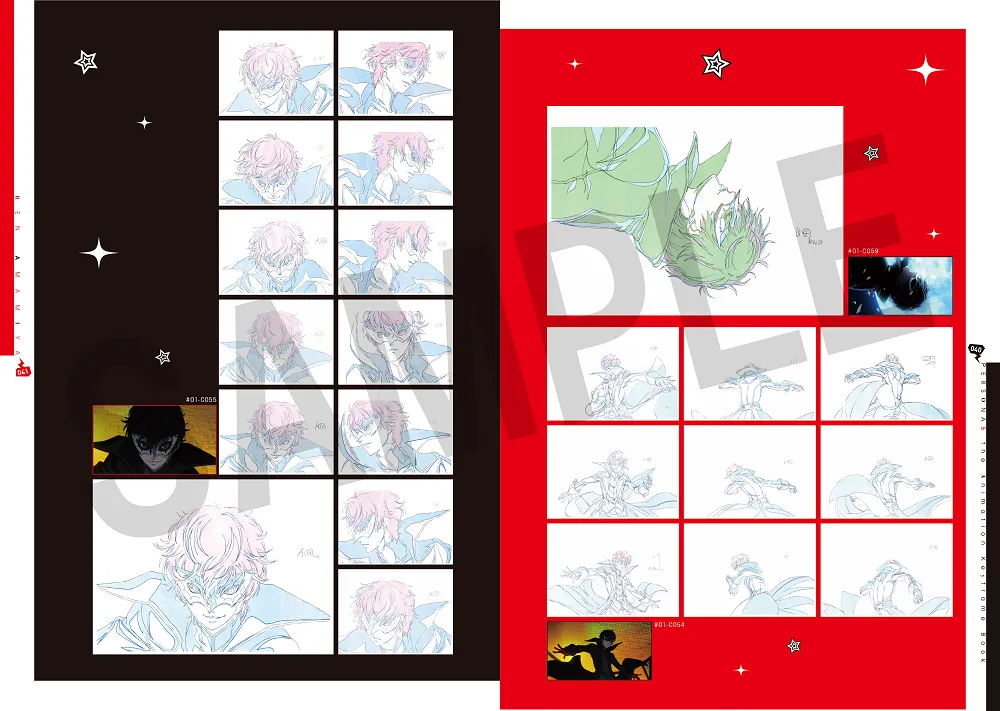 (Book - Other) PERSONA5 the Animation Keyframe Book