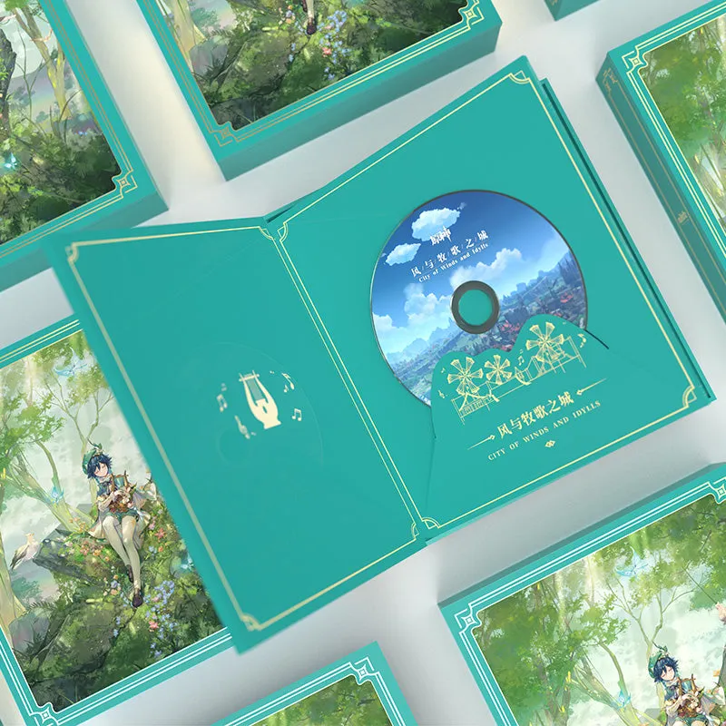 Genshin Impact - Mondstadt City of Winds and Idylls Original Soundtrack CD Gift Box miHoYo