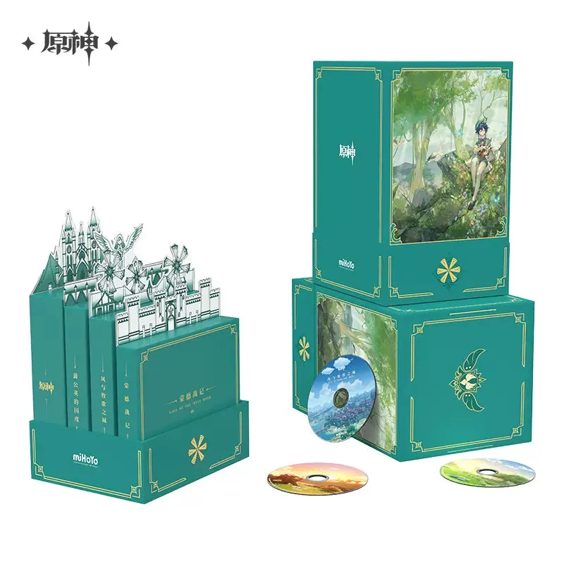 Genshin Impact - Mondstadt City of Winds and Idylls Original Soundtrack CD Gift Box miHoYo