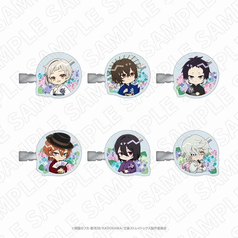 (Goods - Accessory) Bungo Stray Dogs CHARADITIONAL TOY Bungo Stray Dogs x Hydrangea Acrylic Hair Clip (Osamu Dazai)