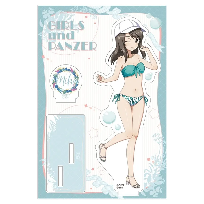 (Goods - Acrylic Stand) Girls und Panzer Great Tankery Operation! Acrylic Stand (Mika/Swimsuit 2024)