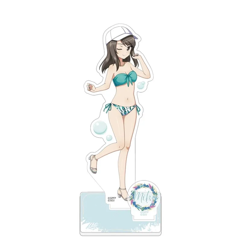 (Goods - Acrylic Stand) Girls und Panzer Great Tankery Operation! Acrylic Stand (Mika/Swimsuit 2024)