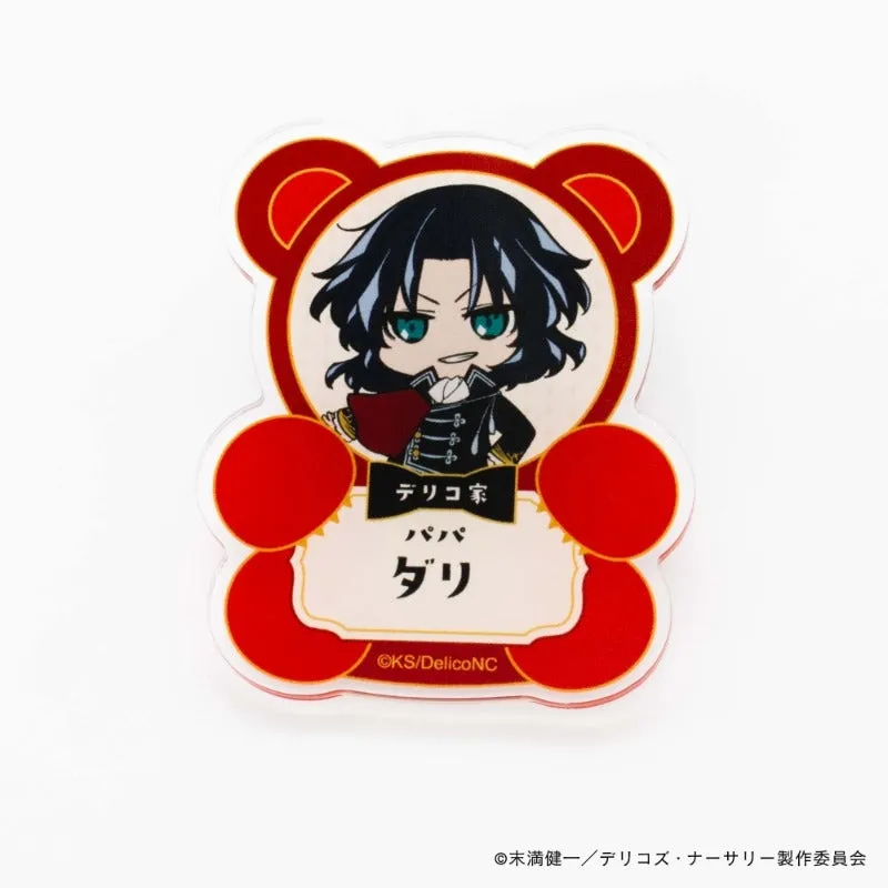 (Goods - Badge) Delico's Nursery Acrylic Badge Dali Delico