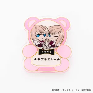 (Goods - Badge) Delico's Nursery Acrylic Badge Lucia Lorca & Elena Lorca
