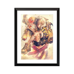 (Goods - High Resolution Print) Boys Gallery Shigaraki Chara-fine Inoshishi A4 Size (Signed by the Artist)