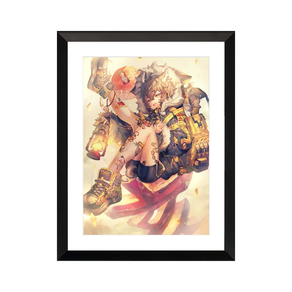 (Goods - High Resolution Print) Boys Gallery Shigaraki Chara-fine Inoshishi A4 Size (Signed by the Artist)