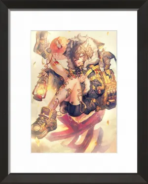 (Goods - High Resolution Print) Boys Gallery Shigaraki Chara-fine Inoshishi A5 Size