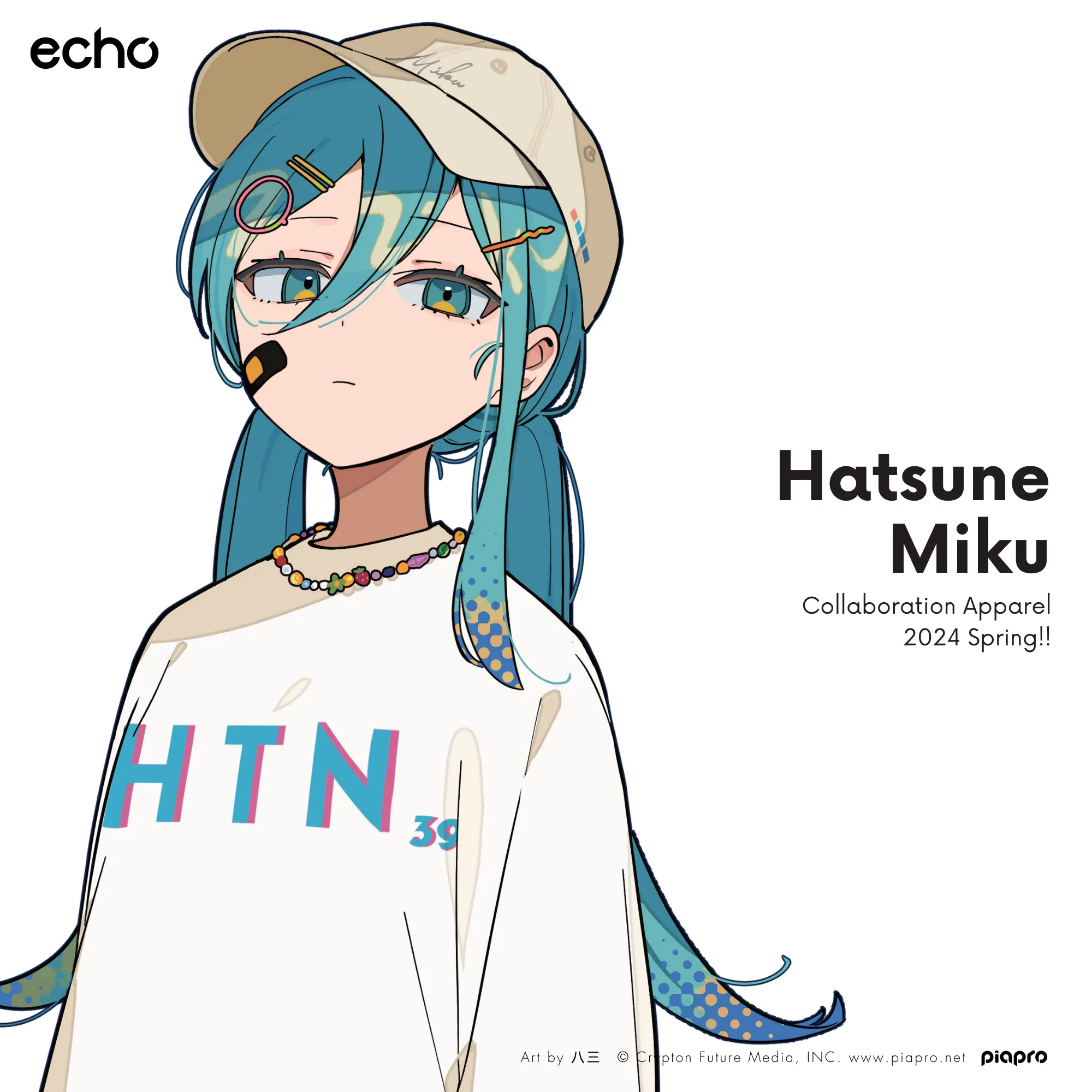 (Goods - Stand Pop) Hatsune Miku Acrylic Stand Art by hassan "HTN39"