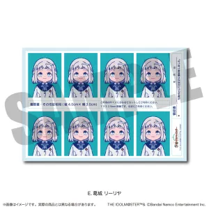 (Goods - Sticker) Gakuen iDOLM@STER ID Card Photo Style Sticker Vol.1 E Lilja Katsuragi