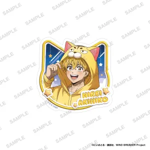 (Goods - Sticker) WIND BREAKER Die-Cut Sticker Pajama Party ver. - Akihiko Nirei